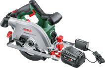 Bosch UniversalCirc 18V-53 + 4,0 Ah accu en lader Bosch cirkelzaag