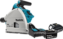 Makita DSP600ZJ + 3,0 Ah (2x) en lader Cirkelzaag