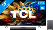 TCL QLED 65C61B (2024) + soundbar Tv voor standaard zenders kijken