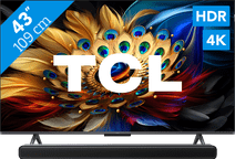 TCL QLED 43C61B (2024) + soundbar