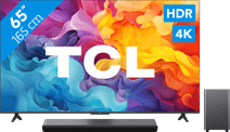 TCL 4K LED 65P61B (2024) + soundbar TCL tv uit 2024