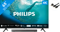 Coolblue Philips 65PUS7009 + Soundbar + Hdmi kabel aanbieding