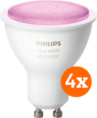 Philips Hue White and Color GU10 4-pack Philips Hue losse smart lamp