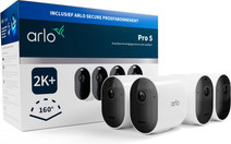 Arlo Pro 5 2K+ Beveiligingscamera 4-Pack Slimme beveiliging