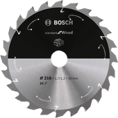 Bosch Circular Saw Blade Cordless Standard for Wood 216x30x1.7/1.2x2 Buy Bosch products?