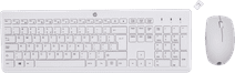 HP 230 Draadloos Toetsenbord en Muis Wit QWERTY HP accessoire