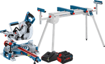Coolblue Bosch Professional GCM 18V-216 D + ProCORE 8.0 Ah accu + Onderstel aanbieding