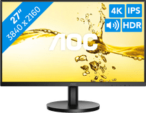 AOC U27B3A monitor with HDMI connector