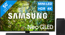 Samsung Neo QLED 4K 50QN90D (2024) + Soundbar Televisie aanbieding