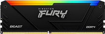 Kingston FURY Beast RGB 32GB (2x16GB) DDR4 DIMM CL18 3600MHz RAM voor AMD Ryzen 5000 processor met AM4 socket