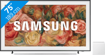 Coolblue Samsung The Frame 75LS03D (2024) + Samsung HW-S801D Wit aanbieding