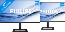 Philips 27E1N1300AE/00 Duo Pack Monitor aanbevolen voor dual of triple set-ups