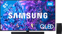 Coolblue Samsung QLED 4K 85Q70D (2024) + Soundbar aanbieding