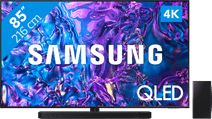 Samsung QLED 4K 85Q70D (2024) + Soundbar Samsung QLED tv aanbieding