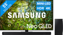 Samsung Neo QLED 4K 55QN90D (2024) + Soundbar Samsung tv en soundbar bundel