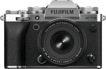 Fujifilm X-T5 Zilver + XF 16-50mm f/2.8-4.8 R LM WR Camera met microfoonaansluiting