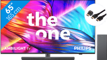 Coolblue Philips The One 65PUS8909 - Ambilight (2024) + Soundbar + Hdmi kabel aanbieding