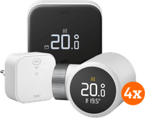 Tado Smart Thermostat X Starter Pack + 4 Radiator Knobs modulating thermostat