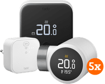 Tado Smart Thermostat X Starter Pack + 5 Radiator Knobs modulating thermostat