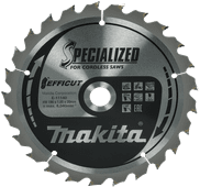 Makita Radial Arm Saw Blade Wood Efficut 190x20x1.85 25T Circular saw blades