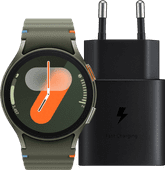 Samsung Galaxy Watch 7 4G Groen 40mm + Oplader 25W Hardloop horloge met muziekspeler