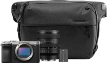 Sony A7C II Zilver Travel Kit Digitale camera met 4K