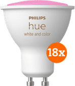 Philips Hue White and Color GU10 18-pack smart light with GU10 fitting