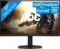 AOC CQ27G4X monitor with HDMI connector