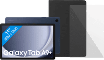 Coolblue Samsung Galaxy Tab A9 Plus 11 inch 64GB Wifi Blauw + Beschermpakket aanbieding