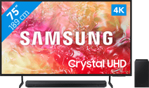 Coolblue Samsung Crystal UHD 75DU7100 (2024) + Soundbar aanbieding