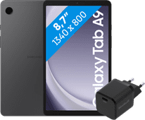 Samsung Galaxy Tab A9 8.7 inches 64GB WiFi Gray + BlueBuilt Charger Buy tablet?