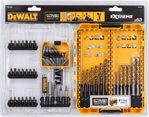 DeWalt 63-delige Betonboren EXTREME en HSS-G Metaalboren EXTREME 2 TOUGH CASE Bit- en boorset