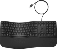 HP 480 Comfort Bedraad Toetsenbord QWERTY Ergonomisch toetsenbord