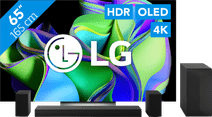 LG OLED65C34LA (2023) + Soundbar OLED tv voor gaming