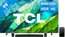 TCL QD Mini-LED 98C81B (2024) + Soundbar TCL QD Mini-LED television promotion