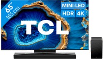 TCL QD Mini-LED 65C803 (2023) + Soundbar gaming TV