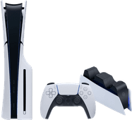 PlayStation 5 Slim Disc Edition + Oplaadstation PlayStation 5 Pro of Slim