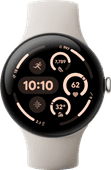 Google Pixel Watch 3 Zilver/Crème 45mm Grote smartwatch