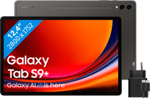 Samsung Galaxy Tab S9 Plus 12.4 inch 512 GB Wifi en 5G Zwart + Samsung Oplader Android tablet