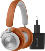 Bang & Olufsen Beoplay HX Bruin + BlueBuilt Quick Charge Oplader met Usb A Poort 18W Zwart Over ear koptelefoon