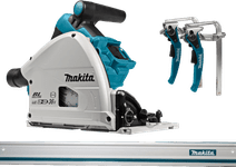 Makita DSP600ZJ (without battery) + Makita Guide Rails 1500mm Circular saw without battery