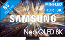 Samsung Neo QLED 8K 85QN800D (2024) Television in our store in Amsterdam Zuidas