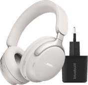 Bose QuietComfort Ultra Headphones White + Charger headphones for at home