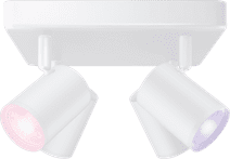 WiZ 4 Spots Imageo Square- Colored and White Light - GU10 - White WiZ promotion