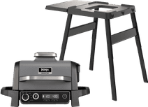 Ninja Woodfire Outdoor Grill OG701EU + Ninja Woodfire Stand Barbecue for at the campsite