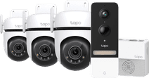 TP-Link Tapo C520WS 3-pack + Smart Battery Video Doorbell D230S1 WiFi camera