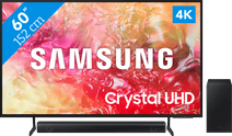 Samsung Crystal UHD 60DU7100 (2024) + Soundbar Tv voor standaard zenders kijken