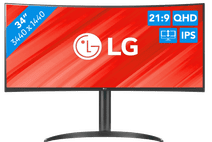 LG UltraWide 34WQ73A-B Monitor voor MacBook met Usb-C aansluiting