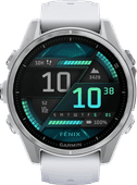 Garmin Fenix 8 Zilver/Wit 43mm Horloge voor Android smartphones