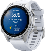 Garmin Fenix 8 Zilver/Wit 43mm Hardloop horloge